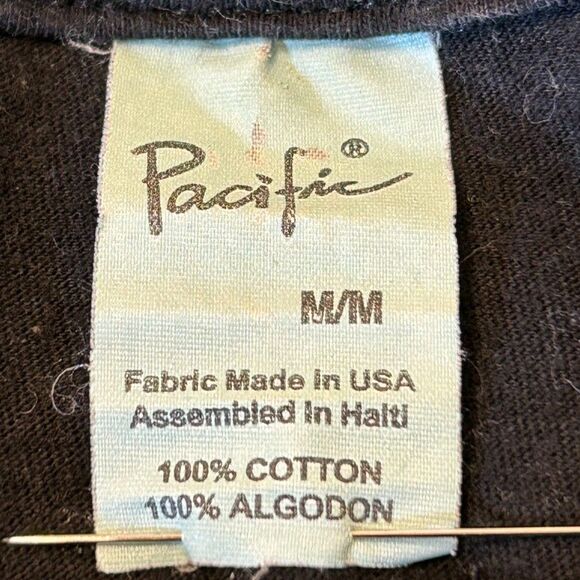 Pacific Brand Oliver Tree T-Shirt Mn's Sz M Blk Man On Duel Razor Scooters - Picture 5 of 5